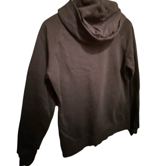 Woman’s Black 2017 North Face Large W Foil Jumbo Logo Hoodie W Pocket NWT READ - Picture 3 of 16